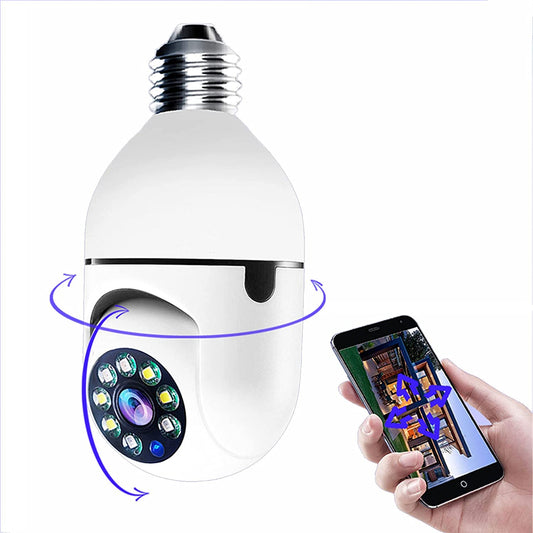 Cámara de Foco Inteligente 360° WiFi con Visión Nocturna